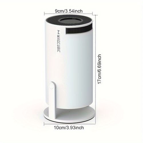 HY300 Pro Portable Projector, HD 1080P Multifunctional Projector for Home Cinema