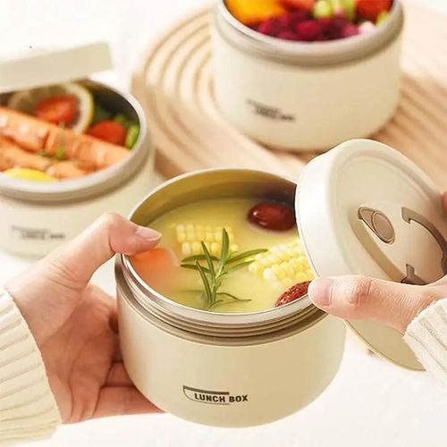 3PCS Set Portable Insulated Food Lunch Container with Insulated Bag