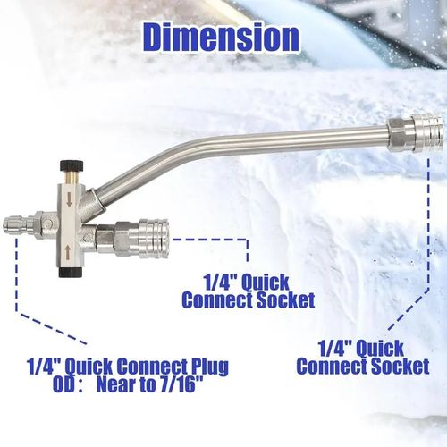 Car Foam Dual-Connector Car Wash Sprayer, High Pressure Car Washing Tool