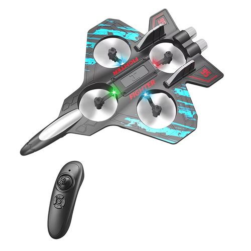 Foam Drone RC Airplane ,Remote Control Plane Fighter Jet with Light, Auto Hovering, LED Airplane Toy