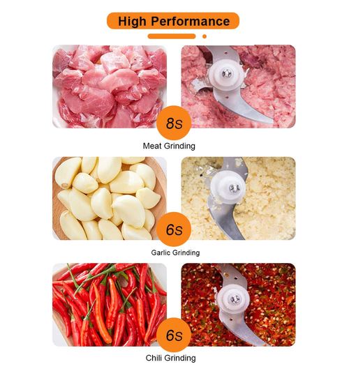 Electric Food Chopper, 3L Stainless Steel Meat Grinder for Baby Food, Meat, Vegetables, Fruits