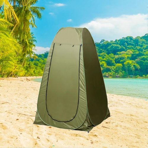 Foldable Outdoor Camping Shower Tent Waterproof Oxford Fabric Automatic Pop-Up Tent