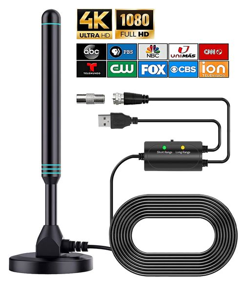 TV Antenna Indoor Outdoor, Digital TV Antenna for Smart TV