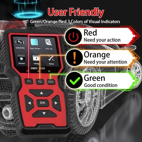 Professional OBD2 Scanner, Car Real-time Data OBD2 Diagnostic Tool