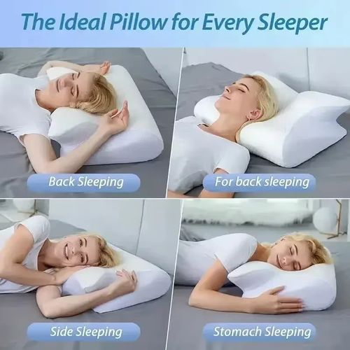 Rebound Memory Cotton Pillow Cervical Support Pillow