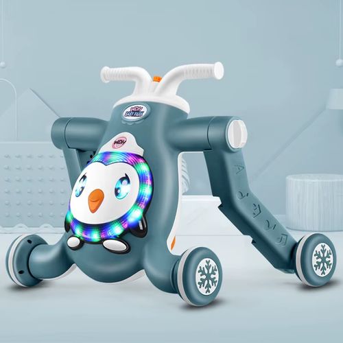 Baby Walker 3 in 1 Sit & Stand Walking Learning Stroller Multifunctional Baby Carriage Kids Activity Center