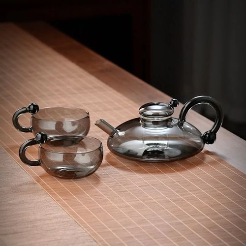 Modern and elegant glass teapot ceramic stove teapot
