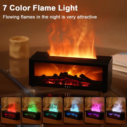 Flame-shaped aromatherapy humidifier