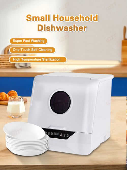 Mini Dish Washing Machine Large Capacity Automatic Intelligent Washing Desktop Dishwasher