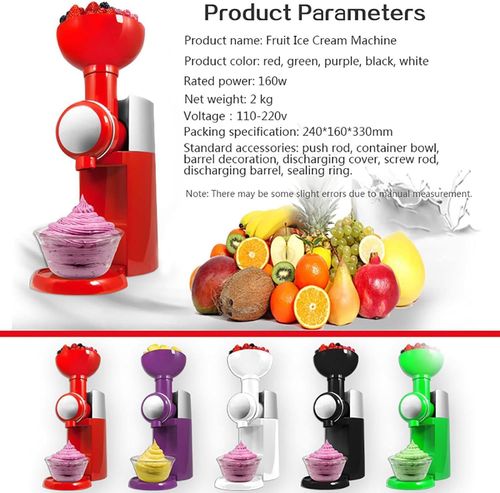 Frozen Fruit Dessert Maker, Fruit Ice Cream Machine