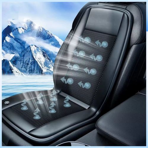 Latest automotive ventilated seat cushion. Automatic cooling seat cushion.
