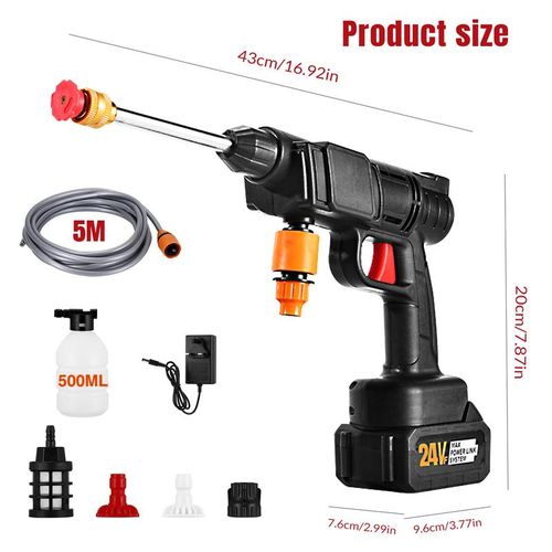 Portable Cordless High Pressure Spray Water Gun