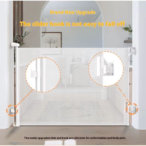 Super wide pet door for children, retractable