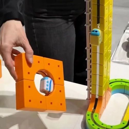 Children's magnetic rail car magnetic monorail luxury set children's construction toy variety magnetic assembly car