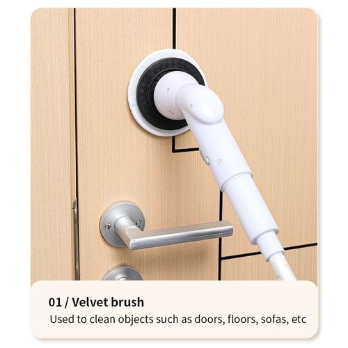 6-in-1 2000mah Electric Cleaning Brushwireless Electric Rotary Clean Brush Shower Cleaning Brush Kitchen Bathroom Home New