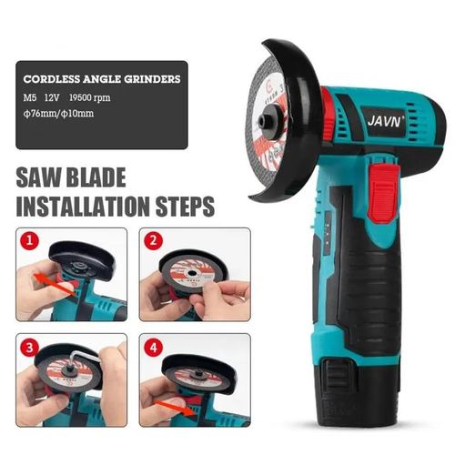 12V Angle Polishing Machine , 19500RPM Electric Polishing Grinding Tool