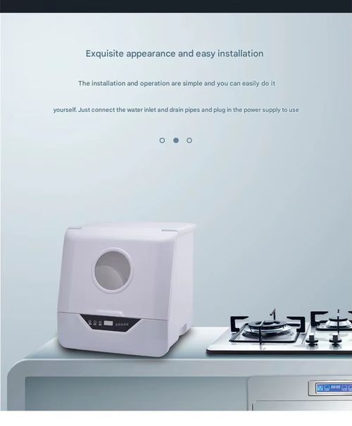 Mini Dish Washing Machine Large Capacity Automatic Intelligent Washing Desktop Dishwasher
