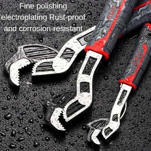 3pcs Industrial Grade Multifunctional Self Locking Pipe Wrench Tool