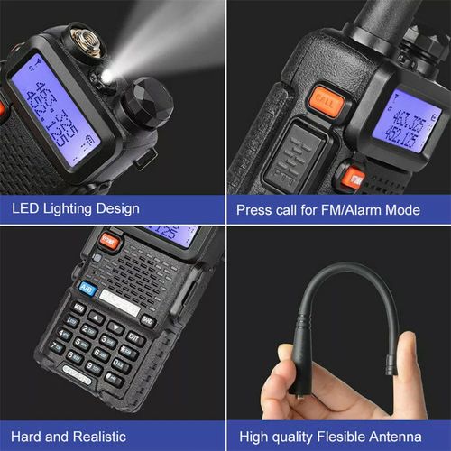 Baofeng UV-5R Dual Band Two Way Handheld Walkie Talkie