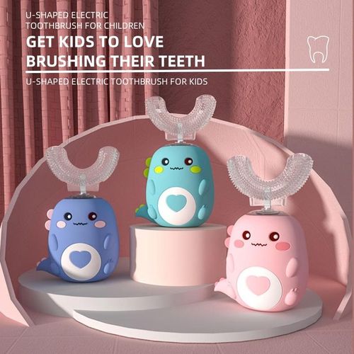 Baby Toothbrush Non - Manual |U-shaped |2 - 14 Years, Soft Bristles, BPA Free