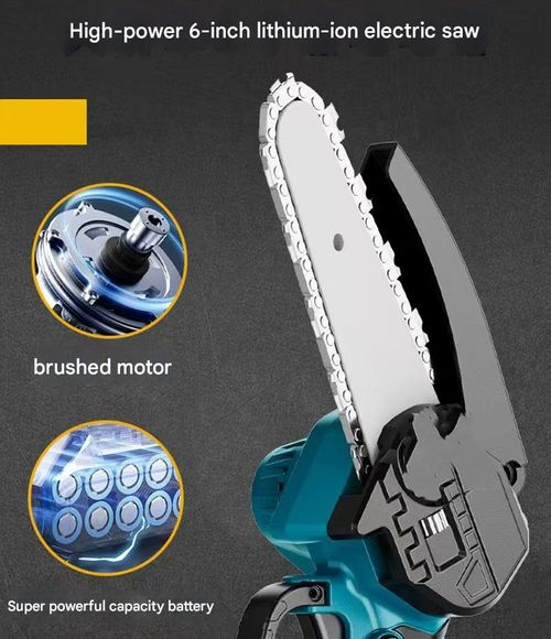 Tool 6-inch 18 21V Mini Chainsaw Cordless,Handheld Electric Power Chain Saw for Tree Trimming