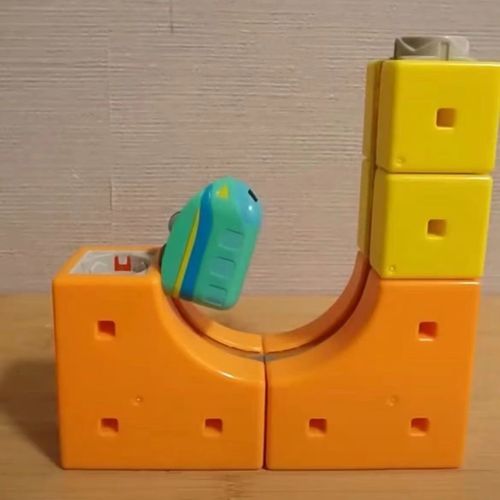 Children's magnetic rail car magnetic monorail luxury set children's construction toy variety magnetic assembly car