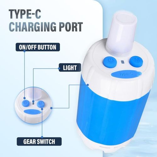 Portable Outdoor Shower Head – Rechargeable Shower Pump