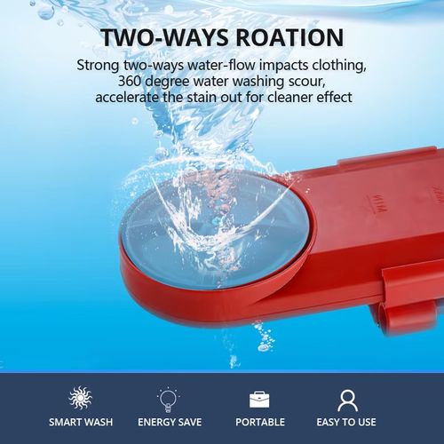 Portable foldable mini washing machine