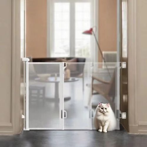 Super wide pet door for children, retractable
