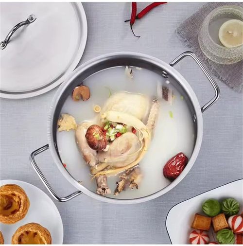 5PC Aluminum Casserole Cooking Pots Soup Pots Cookware Set
