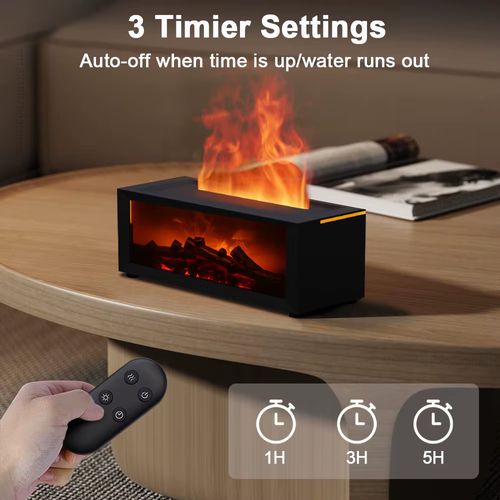 Flame-shaped aromatherapy humidifier