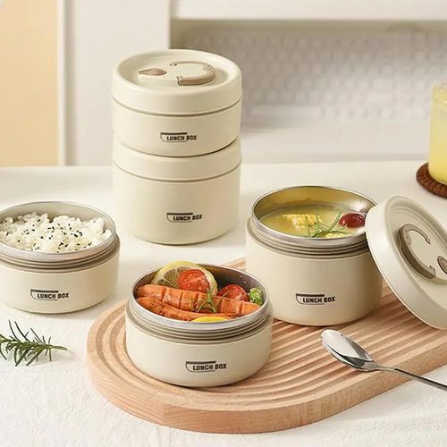 3PCS Set Portable Insulated Food Lunch Container with Insulated Bag