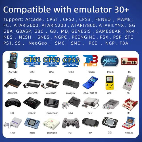 7 Inch Portable Handheld Gaming Console for Double Player