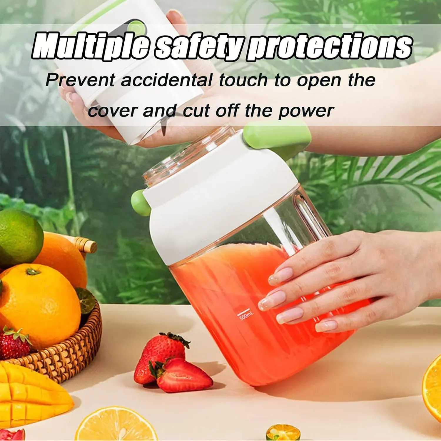 Portable Juicer Small Household Multi-function Wireless Charging Ton Barrel