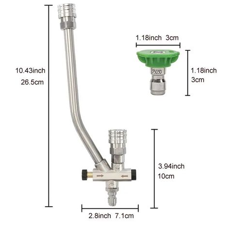 Car Foam Dual-Connector Car Wash Sprayer, High Pressure Car Washing Tool