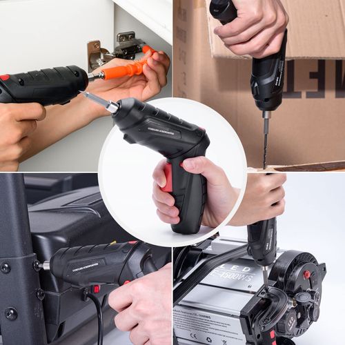 47PCS Electric Rechargeable Screwdrivers Cordless Screw Guns Drill Driver