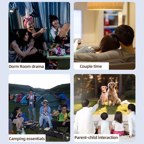 Mini Portable Projector - Home Theater Projector 1080p Supported