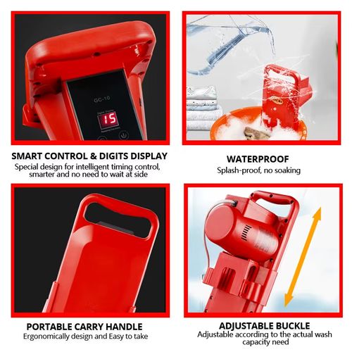 Portable foldable mini washing machine