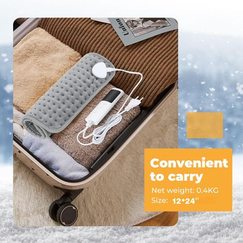 Electric Heated Ultra Soft Cozy Fast Heating Blanket 30X60CM