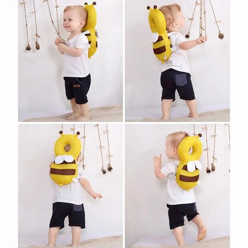 Head Back Protector Baby Protect Pillow Learn Walk Head Protector Cushion Anti Fall Backward Cap Carry Cartoon Kids Safe Bibi
