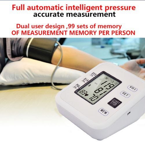 Portable Arm Blood Pressure Monitor, Digital Blood Pressure Monitor