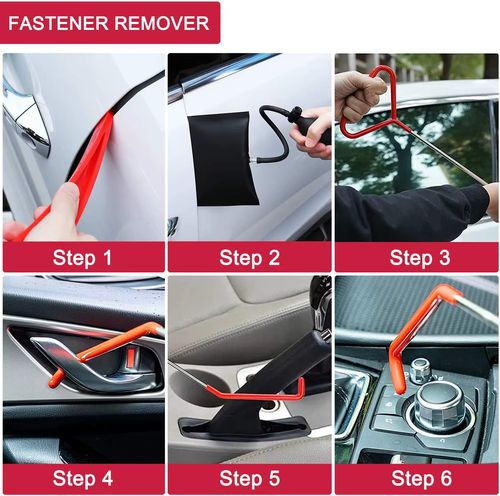 Portable Car Unlock Kit, Emergency Automotive Tool Set for Cars Trucks