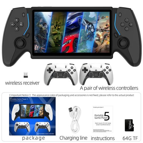 7 Inch Portable Handheld Gaming Console for Double Player