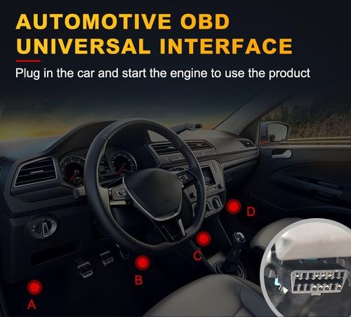 Professional OBD2 Scanner, Car Real-time Data OBD2 Diagnostic Tool