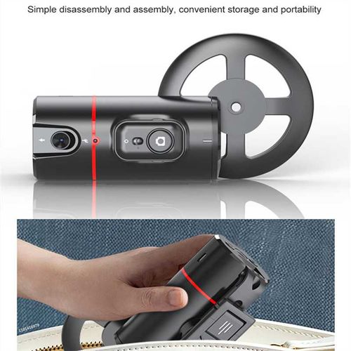 Portable Mobile Phone Gimbal Stabilizer, 360° Rotatable Auto Tracking Phone Holder with Remote