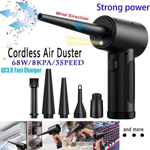Cordless Air Duster Electric 51000RPM Wireless Dust Gun Compressed Air Blower