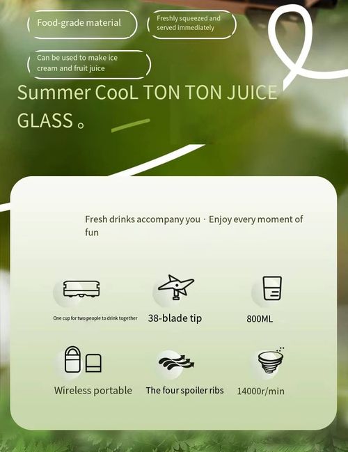 Blender Cup Electric Juicer Mini Portable Automatic Juicer Cup for Outdoor Sport Dual Use Water Bottle