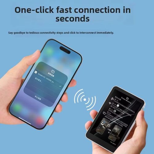 Vlogmate Mini Phone Vlog Selfie Monitor Screen, Phone Holder Clip Mount for Rear Camera Selfies Vlogging Live TikTok,Selfie Screen Compatible with iPhone Back Camera Monitor Screen