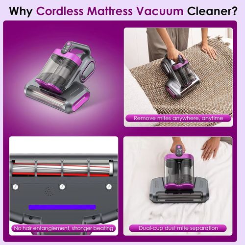 Double Cup Portable Handheld Vacuum Cleaner