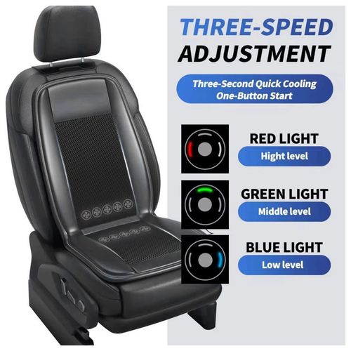Latest automotive ventilated seat cushion. Automatic cooling seat cushion.